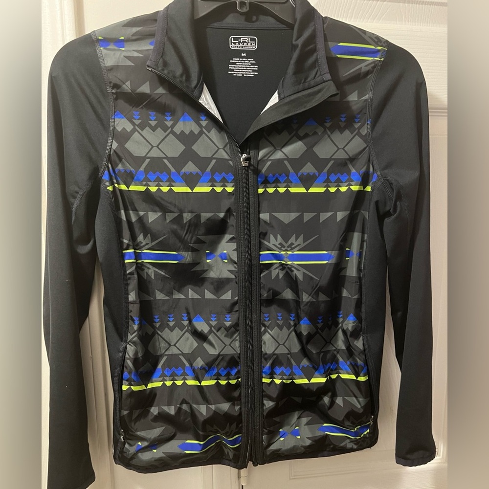 LAUREN RALPH LAUREN WOMEN WINDBREAKER ACTIVE JACKET SIZE MEDIUM